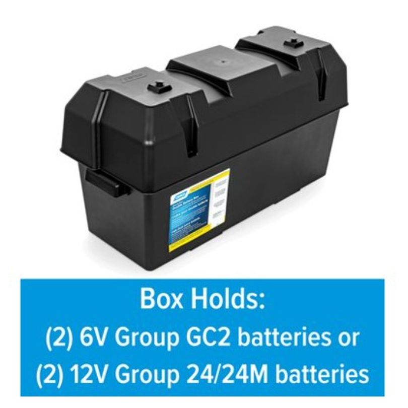 DOUBLE BATTERY BOX, END TO END